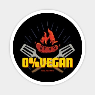 bbq t-shirt 0%vegan Magnet